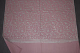 Embroidered fine wool stole 28x80 inch