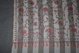 Fine wool Embroidered shawl KHATRAS 40x80 inch
