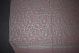 Embroidered fine wool stole 28x80 inch