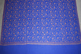 Fine wool Embroidered shawl 40x80 inch