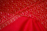 Fine wool Embroidered shawl 40x80 inch