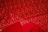 Fine wool Embroidered shawl 40x80 inch