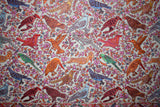 Pashmina hand embroidered shawl birds of paradise 40x80 inch