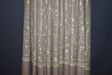 Fine wool Embroidered shawl 40x80 inch