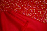 Fine wool Embroidered shawl 40x80 inch