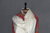 pashmina kalamkari patch shawl 40x80 inch