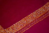 Fine wool Embroidered shawl 40x80 inch