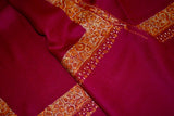 Fine wool Embroidered shawl 40x80 inch