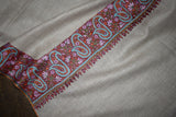 embroidered pashmina dordar shawl 40X80 inch