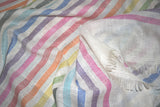 Pashmina check stole handwoven 28x80 inch