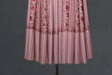 Fine wool Embroidered pink shawl 40"x80"