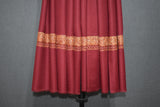 Fine wool Embroidered shawl 40x80 inch