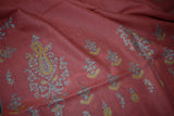 Pashmina embroidered stole 28x80 inch
