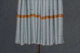 Pashmina hand embroidered green shawl 40X80 inch