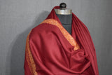 Fine wool Embroidered shawl 40x80 inch