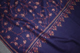 Pashmina hand embroidered shawl jall 40x80 inch