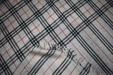 Pashmina handwoven check stole 28x80 inch