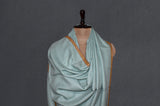 Pashmina hand embroidered green shawl 40X80 inch