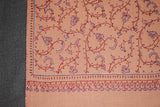 Fine wool Embroidered shawl 40x80 inch