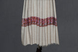 embroidered pashmina dordar shawl 40X80 inch