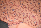 Fine wool Embroidered shawl 40x80 inch