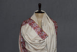 embroidered pashmina dordar shawl 40X80 inch