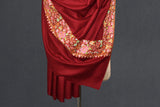 hand embroidered pashmina shawl 40X80 inch NUH