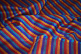 Hand woven pashmina stripe shawl 40x80 inch