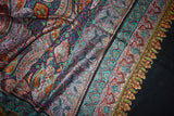 embroidered pashmina jamawar shawl 40X80 inch black