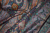 embroidered pashmina jamawar shawl 40X80 inch black