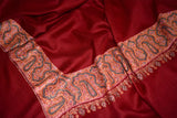 hand embroidered pashmina shawl 40X80 inch