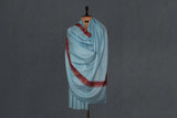 hand embroidered shawl fine wool 40x80 inch