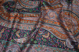 embroidered pashmina jamawar shawl 40X80 inch black