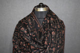 Fine wool Embroidered shawl 40x80 inch