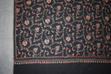 Fine wool Embroidered shawl 40x80 inch