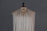 cashmere embroidered fine wool stole  28x80 inch