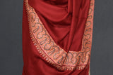 hand embroidered pashmina shawl 40X80 inch