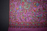 Pashmina Hand embroidered jammawar shawl 45x90