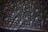 Fine wool Embroidered shawl 40x80 inch