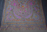 Embroidered pashmina jammawar shawl 40X80 inch