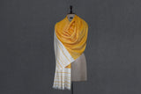 Pashmina handwoven lemon stole 28x80 inch