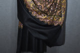 Pashmina hand embroidered shawl jamma 40x80 inch