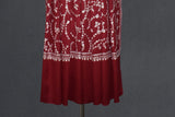 Embroidered fine wool black jall stole 28x80 inch