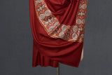hand embroidered pashmina shawl 40X80 inch