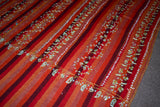 Embroidered fine wool stole khatras 28x80 inch