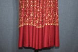 Fine wool Embroidered shawl DESIGNDAR 40x80 inch