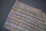 Embroidered pashmina jammawar shawl 40X80 inch