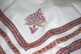 Pashmina Hand embroidered shawl 40"x80"