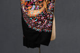 hand embroidered pashmina black shawl 40X80 inch