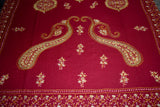 Fine wool Embroidered shawl DESIGNDAR 40x80 inch